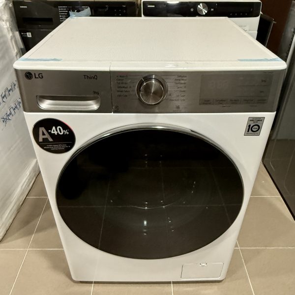 LG F4WR909P3W mosógép, 9 kg, max. 1400 ford./perc, Gőzmosógép, TurboWash, AI DD, WiFi funkció, A energiaosztály, Fehér - Image 9