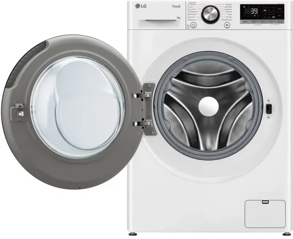 LG F2WR709S2W keskeny mosógép, 9kg, 1200 ford./perc, Direct Drive Motor, WiFi, TurboWash, Smart Diagnosis, A energiaosztály, Fehér - Image 7