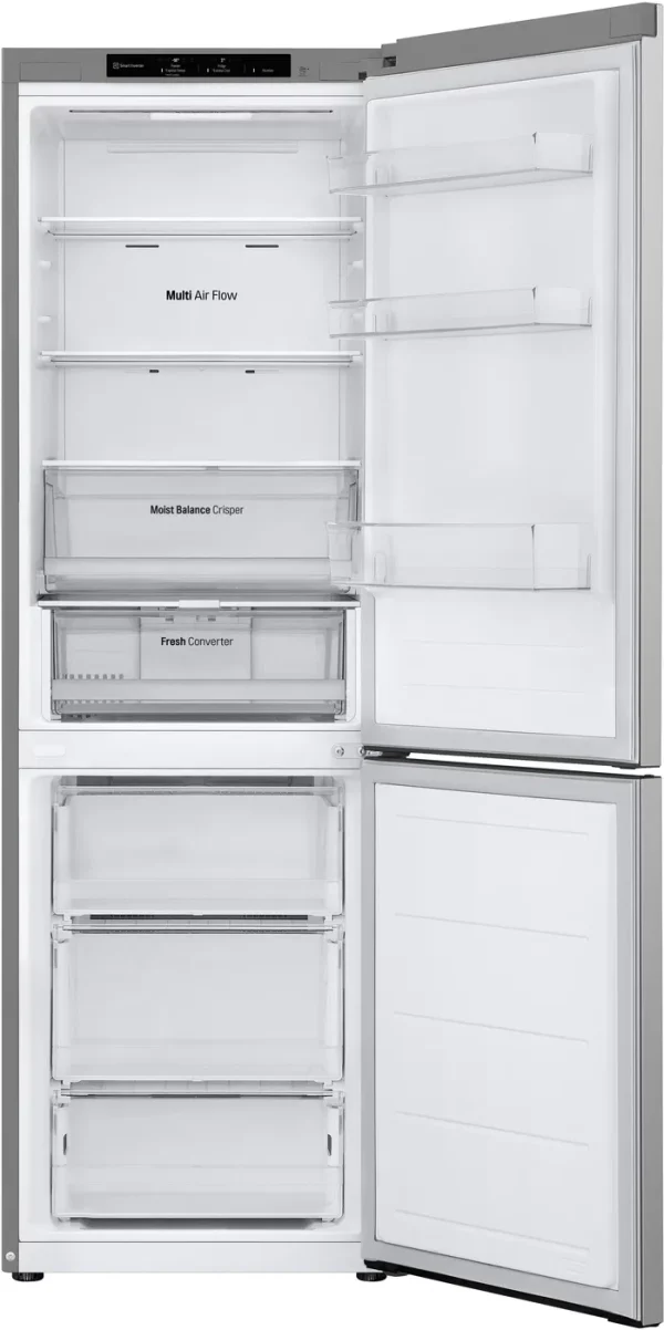 LG GBV3100CPY Inverteres NoFrost hűtő, 344L. A+++, Multi-Air-Flow, DoorCooling, Inox - Image 6