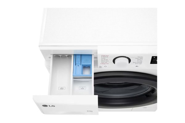 LG F4DR509SBW mosó-szárítógép, 9/6 kg, 1400 centrifuga, GŐZ, INVERTER AI™ DirectDrive MOTOR - Image 3