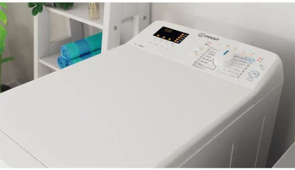 Indesit BTWS72200EU/N Felültöltős Inverteres mosógép, 7 kg, 1200 f., Turn&Go, Digitális kijelző, A+++ energiaosztály, Fehér - Image 3