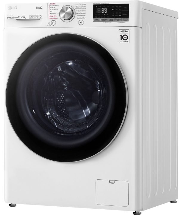 LG V7WD107H2E prémium kategóriás, Ecohybrid 10,5 / 7 kg mosó-szárítógép, A+++, Gőz, Inverter Direct Drive motor - Image 11