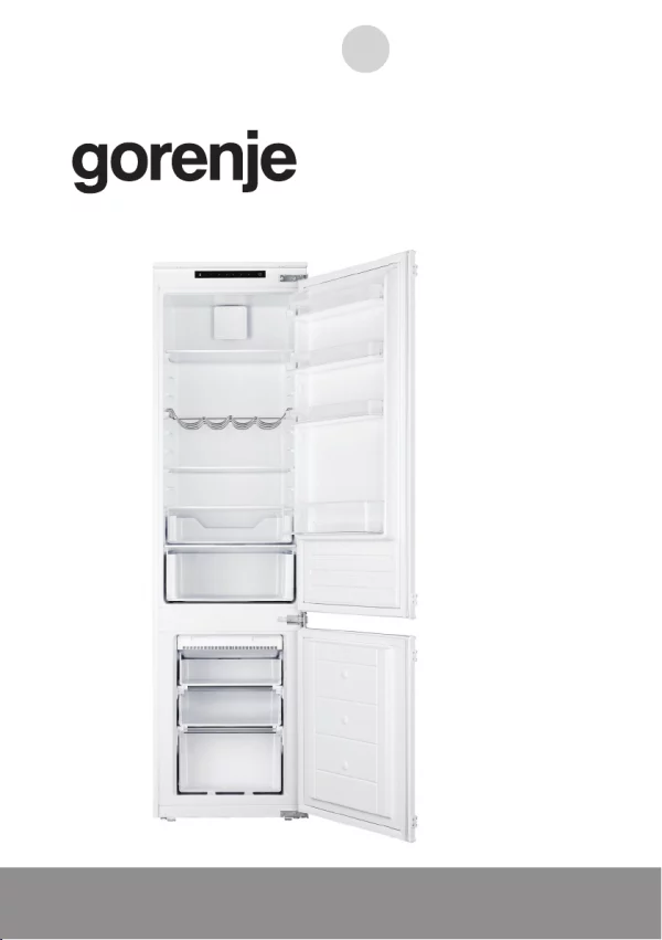 GORENJE NRKI419EP1 Beépíthető kombinált NoFrost hűtő, 281L. A++,193,7cm