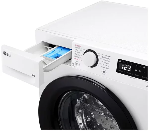 LG F4WR510SBW Inverteres DirectDrive Gőzmosógép, 10 kg, max. 1400 ford./perc, Gőzmosógép, AI DD™ technológia, A+++ - Image 5