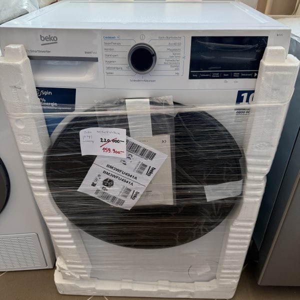 BEKO BM3WFU4941A Inverteres elöltöltős mosógép, A+++, 9kg, 1400f. 15Prog. Gőzprogram - Image 8