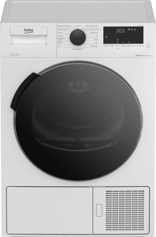 Beko DHC946GX hőszivattyús szárítógép, 9 kg, A++, GentleCare™, AquaWave® kosár, OptiSense® - Image 5