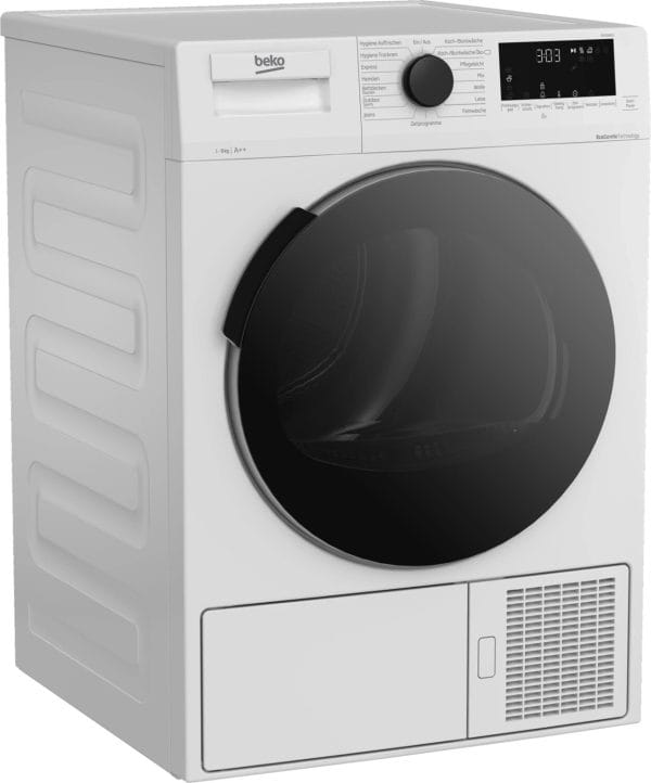 Beko DHC946GX hőszivattyús szárítógép, 9 kg, A++, GentleCare™, AquaWave® kosár, OptiSense® - Image 4