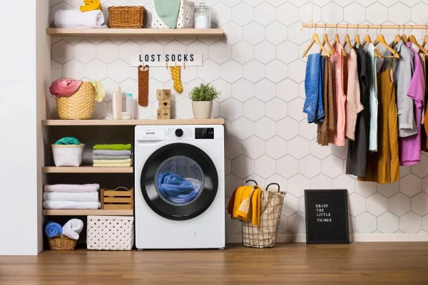 GORENJE WNEI84SDS SteamTech keskeny gőzmosógép, 8kg, 1400f., Inverter motor - Image 2