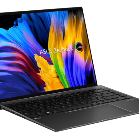 Asus ZenBook UM5401QA-L7041 14″ QHD OLED laptop, AMD Ryzen 5-5600H, 16GB, 512GB SSD, AMD Radeon Graphics, EFI Shell, Magyar billentyűzet, Fekete