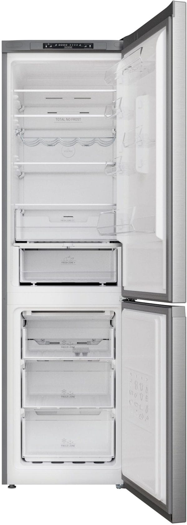 Bauknecht KGNF 210C2 IN Inverteres NoFrost hűtő, A+++, 367L. Friss zóna 0°, Friss zóna+, Teljes NoFrost - Image 2