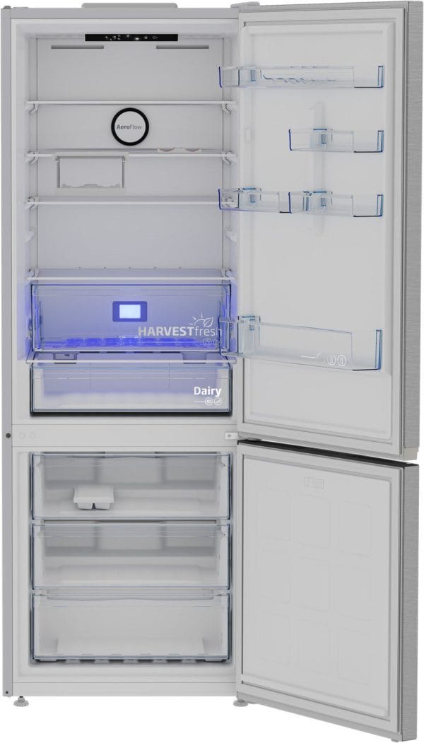 Beko B7RCNE567HXB Inverteres NoFrost  hűtőszekrény 70cm széles, B energia, 490L. - Image 3