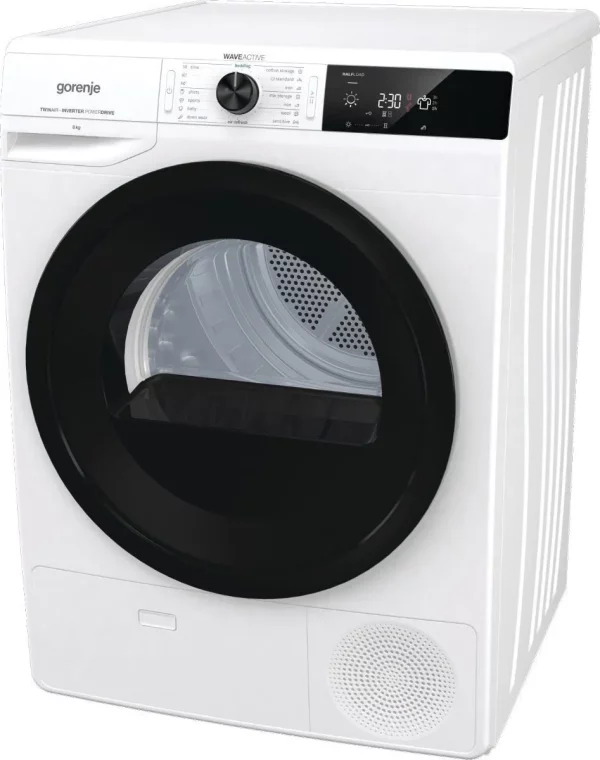 GORENJE DE83/GI TwinAir Hőszivattyús szárítógép, A+++, 8kg,