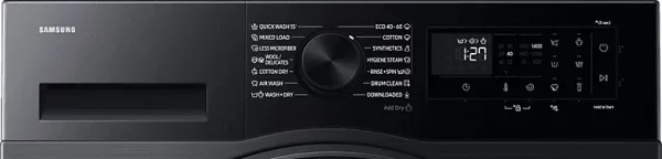 SAMSUNG WD11DG5B15BBLE Gőzös Mosó és szárítógép, 11/6 kg, EcoBubble, Inverteres motor, D energia, fekete - Image 3