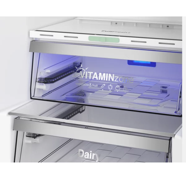 Grundig GKPN 66940 LXRW Inverteres NoFrost hűtő-fagyasztó kombináció, A+++, - Image 5