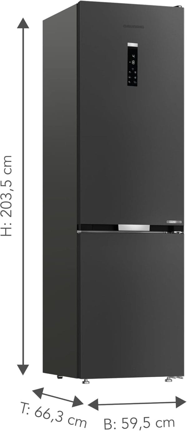 Grundig GKPN66840LXRW Inverteres kombinált NoFrost hűtő, A+++, 355L., - Image 6