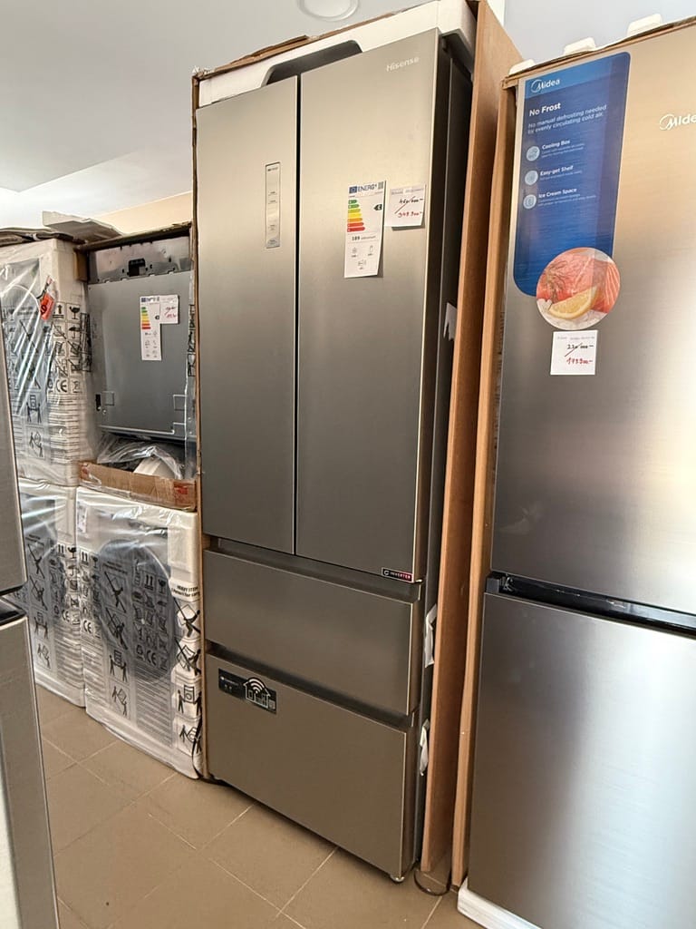 HISENSE RF632N4AIC1 Inverteres NoFrost Francia ajtós hűtő, 485L. A+++, WiFi, - Image 2