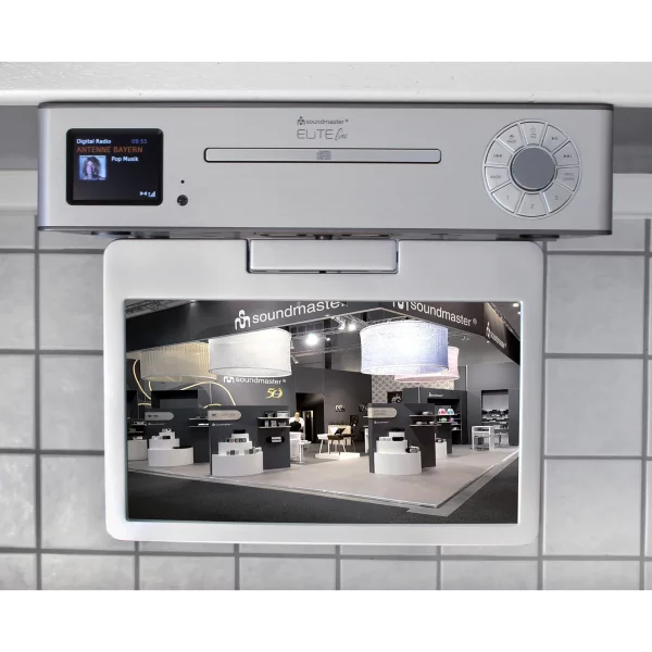 Soundmaster EliteLine KTD1020SI konyhai rádió, multimédiás központ pult alá helyezhető, CD, DVB-T2, DAB+, FM, USB és Bluetooth funkcióval - Image 7