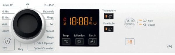 Bauknecht WM 9 M100 elöltöltős mosógép, A+++, 9kg, 1400f. - Image 5