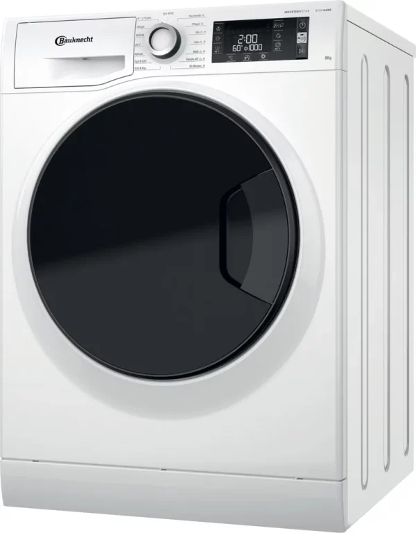 Bauknecht WM SENSE 824 PS Inverteres elöltöltős Gőzmosógép, 8kg, A energia, 1400f. - Image 8