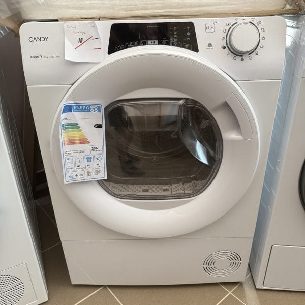 Candy Rapido ROE H8A2TE-S Hőszivattyús szárítógép, 8 kg, WiFi, Easy case, Szárítási érzékelő, Gyűrődésgátló, A++  energiaosztály, Fehér - Image 2