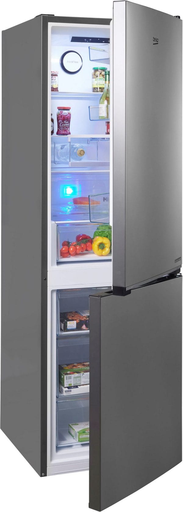 BEKO B7RCNE367HXB Inverteres NoFrost hűtő, B energia, 316L. - Image 7