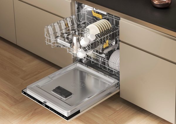 Bauknecht B8I HF58 TUC beépíthető élvezérelt 3-kosaras PowerClean Promosogatógép, - Image 8
