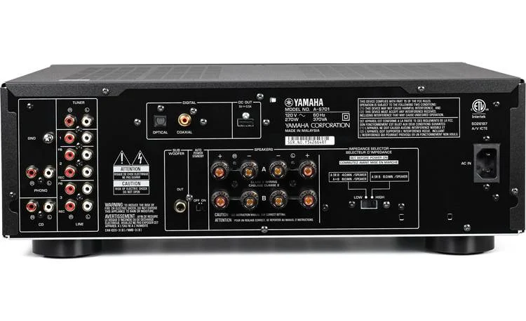 YAMAHA A-S701 fekete Hifi erősítő, 160w x 2, - Image 4