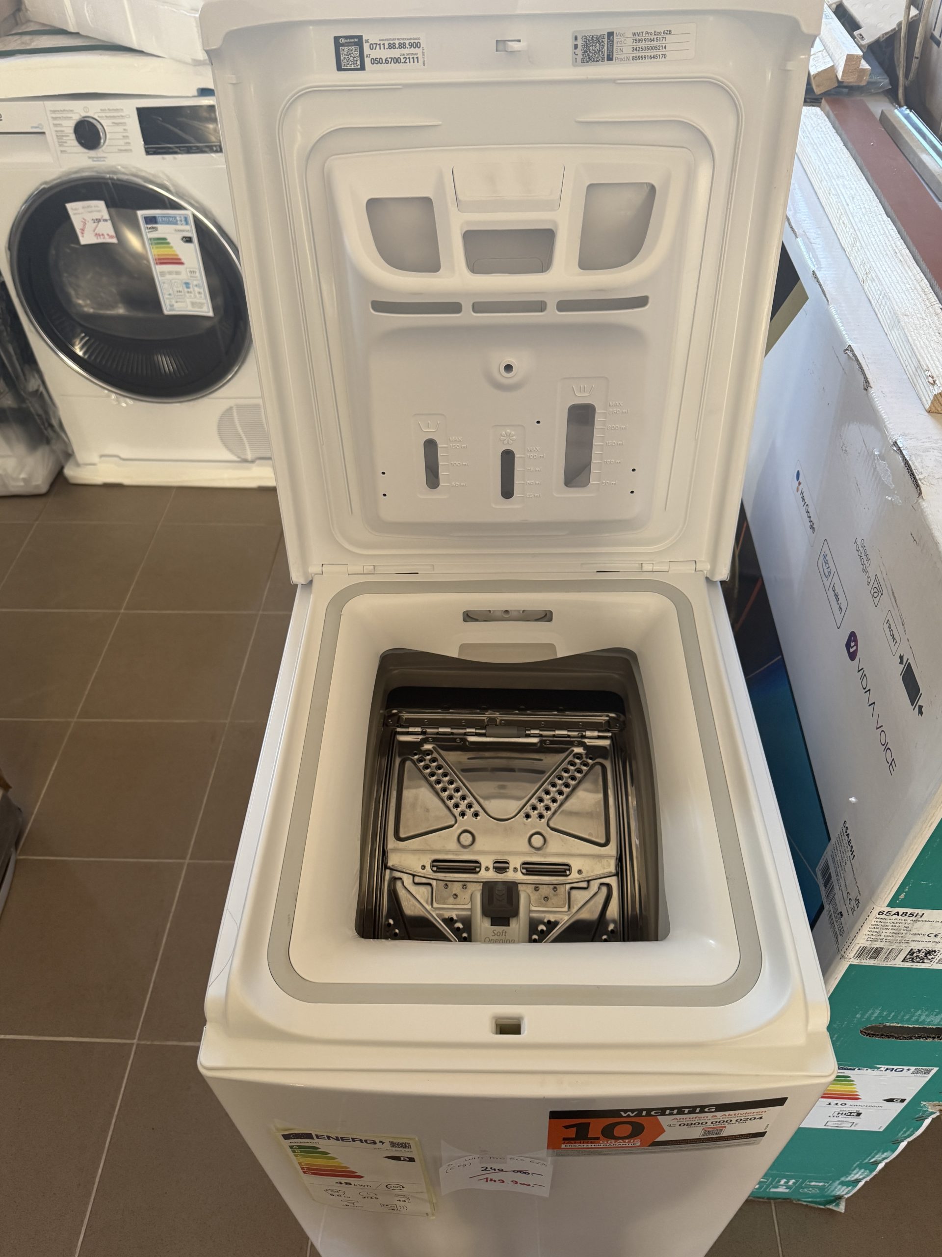 Bauknecht WMT PRO ECO 6ZB Inverteres DirectDrive felültöltős mosógép, 6kg, 1200f. Zen-DirectDrive motor - Image 5