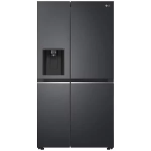 LG GSLV71MCTD Side by side hűtő, 635 l, Total No Frost, DoorCooling+, Linear Cooling, Multi-Airflow, D energia, Kompresszor Lineáris Inverter, M 179 cm, Fekete