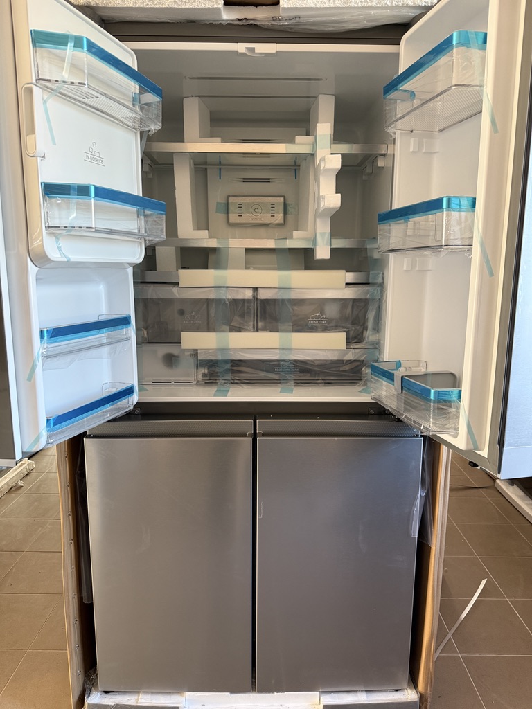 Bauknecht BQ9I MO1L Quattro Side-by-Side hűtő/fagyasztó / Jég- és vízadagoló / Active Oxigen / HomeNet alkalmazás / Átalakítható zónák / 4 ajtós / A+ / 592 L - Image 5