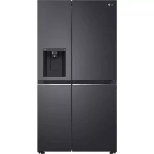 LG GSLV71MCTD Side by side hűtő, 635 l, Total No Frost, DoorCooling+, Linear Cooling, Multi-Airflow, D energia, Kompresszor Lineáris Inverter, M 179 cm, Fekete