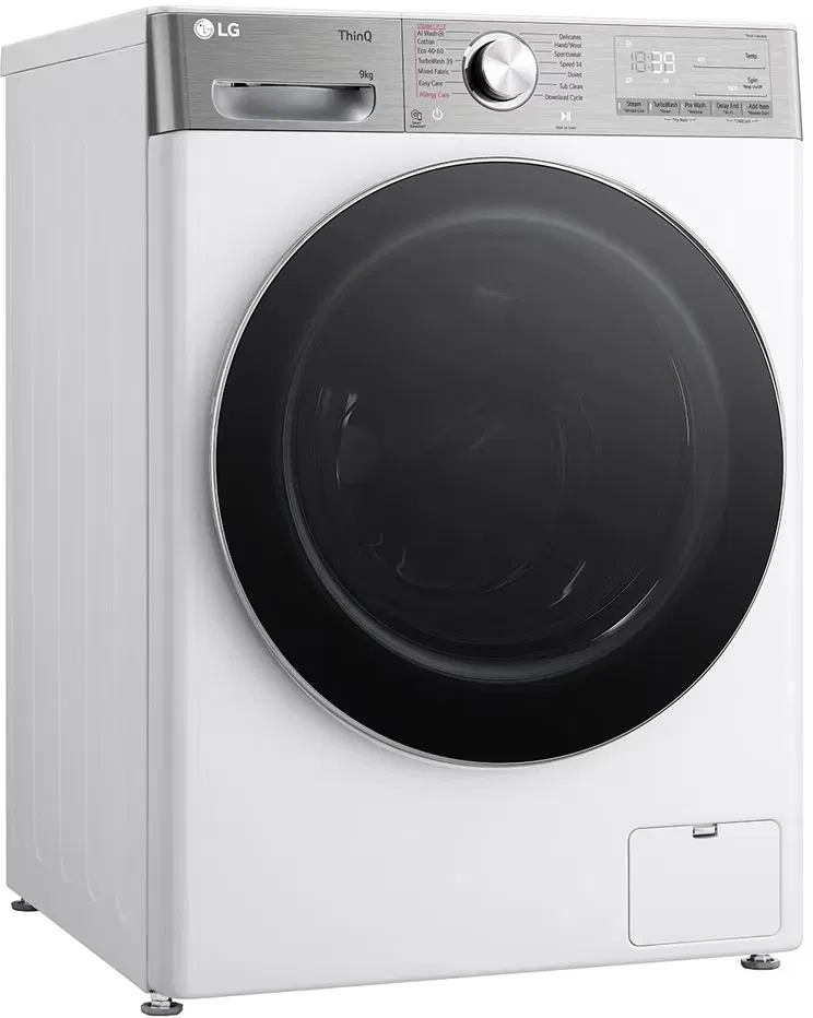 LG F4WR909P3W Inverteres DirectDrive Gőzmosógép, A energia, 9kg, 1400f. - Image 3