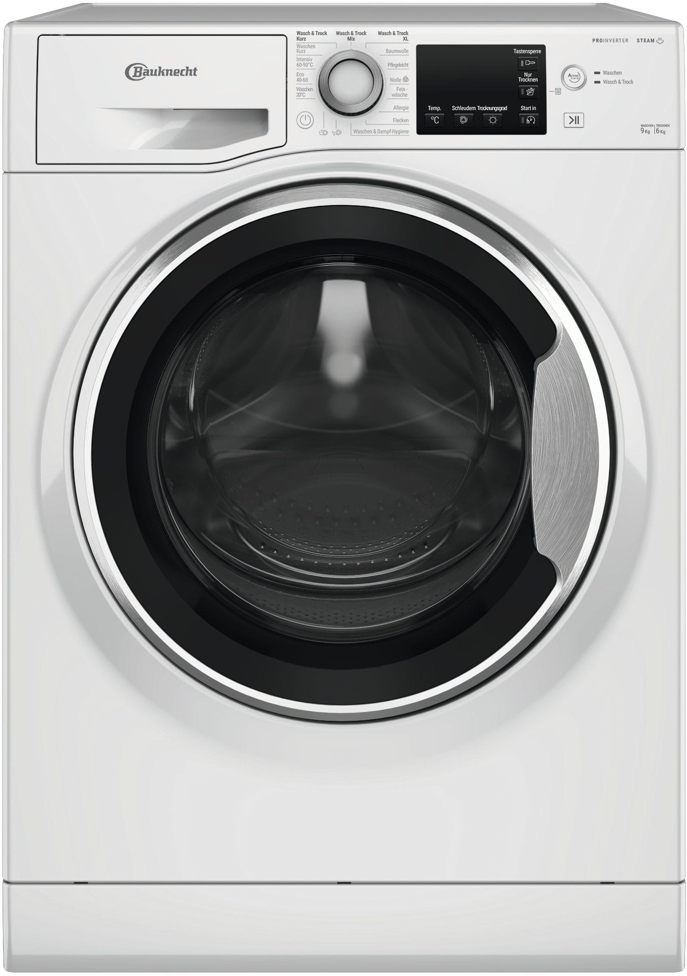 Bauknecth WATK Sense 96 41 N Inverteres Mosó-Szárítógép, 9/6kg, 1400f. Gőzfunkció - Image 3