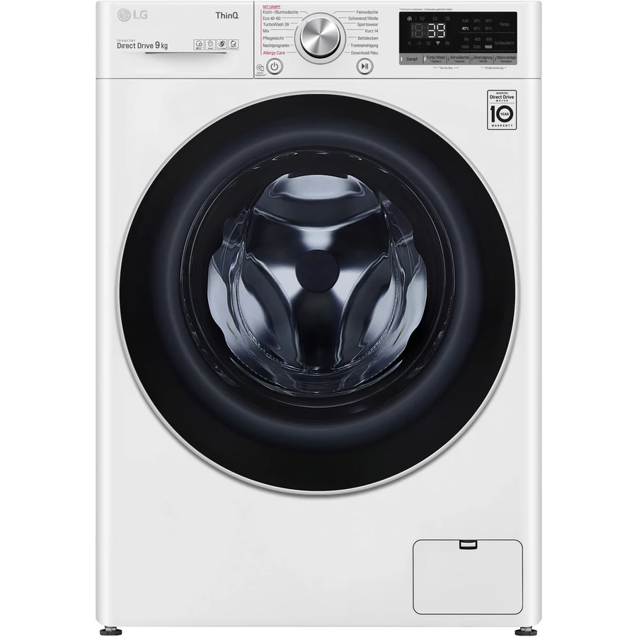 LG F6WV709P1 ThinQ® Elöltöltős Mosógép 9 Kg AI Direct Drive® Letölthető Programok Allergy Care, 1600f. - Image 7