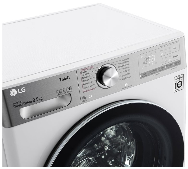 LG F2WV9S8P2E Inverteres DirectDrive mosógép Szövetlágyság érzékelő rendszerrel, 8,5kg, A energia, WiFi - Image 7