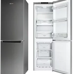 Bauknecht KGN 389 IN 2 kombinált alulfagyasztós hűtőszekrény, A++, 328L.