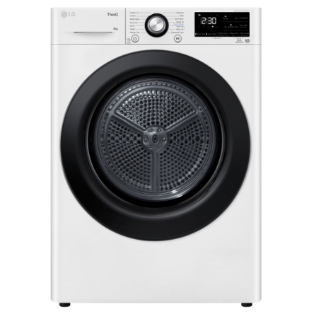 LG RH80V3AVBN Hőszivattyús öntisztítós szárítógép, 8kg, A++, Wifi, D energia (A++)