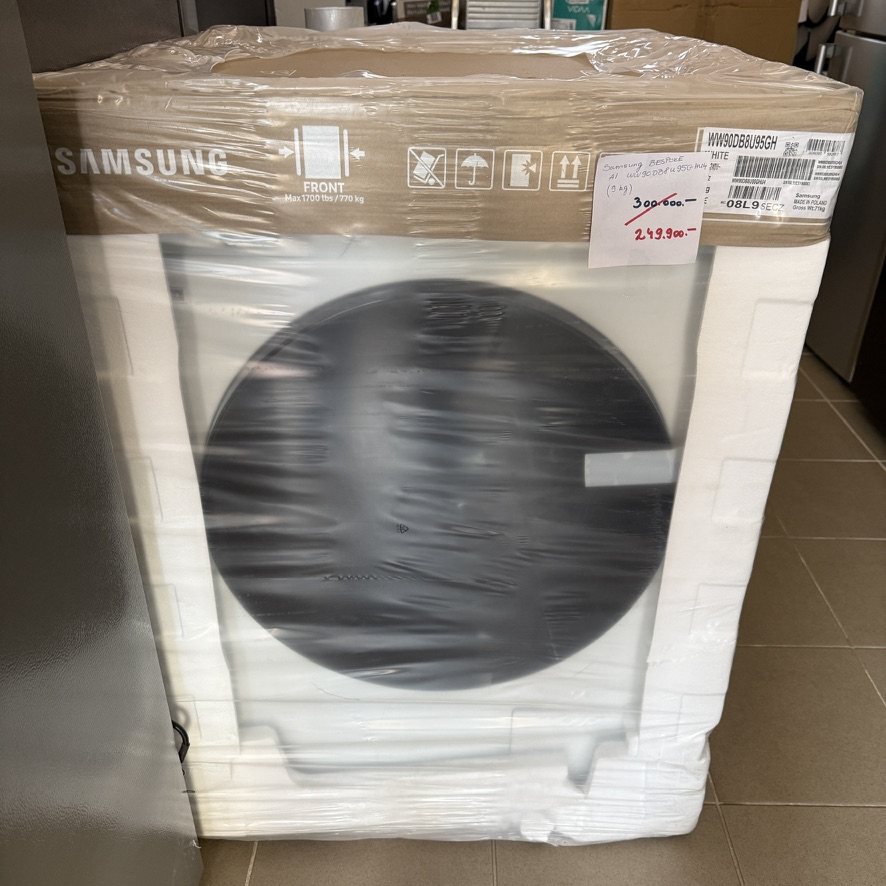 SAMSUNG BESPOKE AI WW90DB8U95GHU4 Inverteres Gőzmosógép, 9kg, 1400f., Eco Bubble, Quick Drive, SteamCare - Image 2