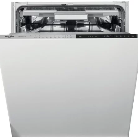 WHIRLPOOL WIP 4T133 PFE Beépíthető Inverteres powerClean plus 3-kosaras mosogatógép, 14 teríték, A++ energia(D)