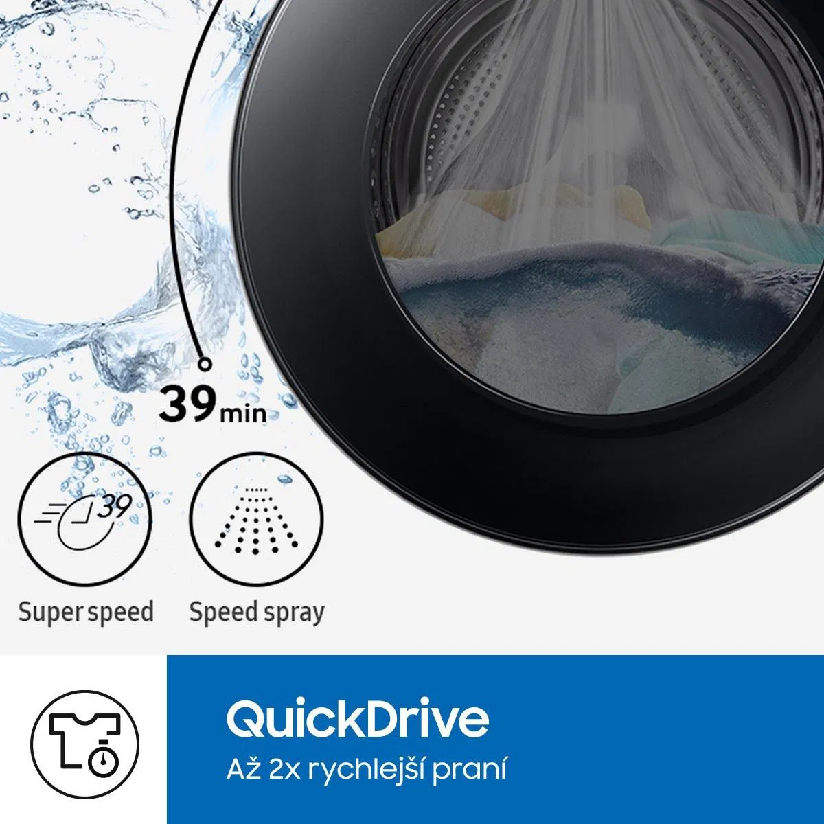 SAMSUNG BESPOKE AI WW90DB8U95GHU4 Inverteres Gőzmosógép, 9kg, 1400f., Eco Bubble, Quick Drive, SteamCare - Image 5