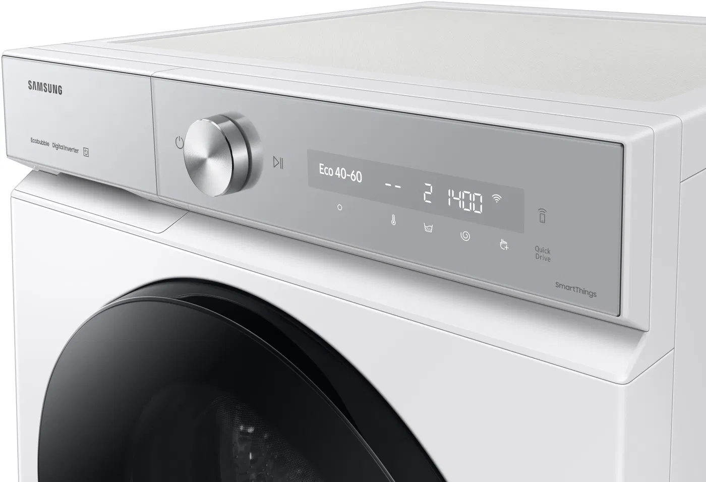 SAMSUNG BESPOKE AI WW90DB8U95GHU4 Inverteres Gőzmosógép, 9kg, 1400f., Eco Bubble, Quick Drive, SteamCare - Image 8