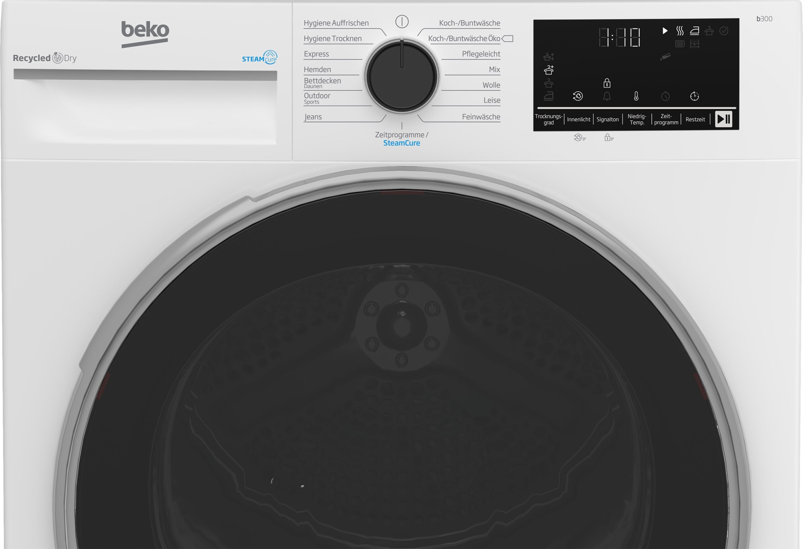 Beko B3T42249S hőszivattyús-kondenzációs Gözfunkciós szárítógép, 8kg, A+++, Inverteres motor - Image 5