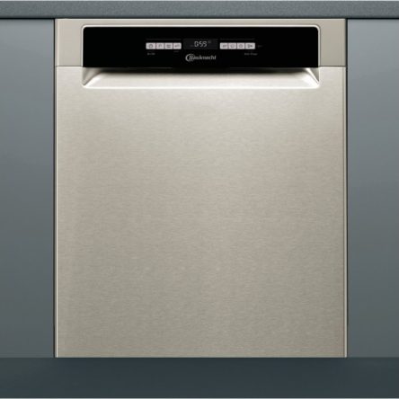 Bauknecht BUO 3C33 C X részlegesen beépíthető mosogatógép, 14 teríték, A++, 10 program, INOX