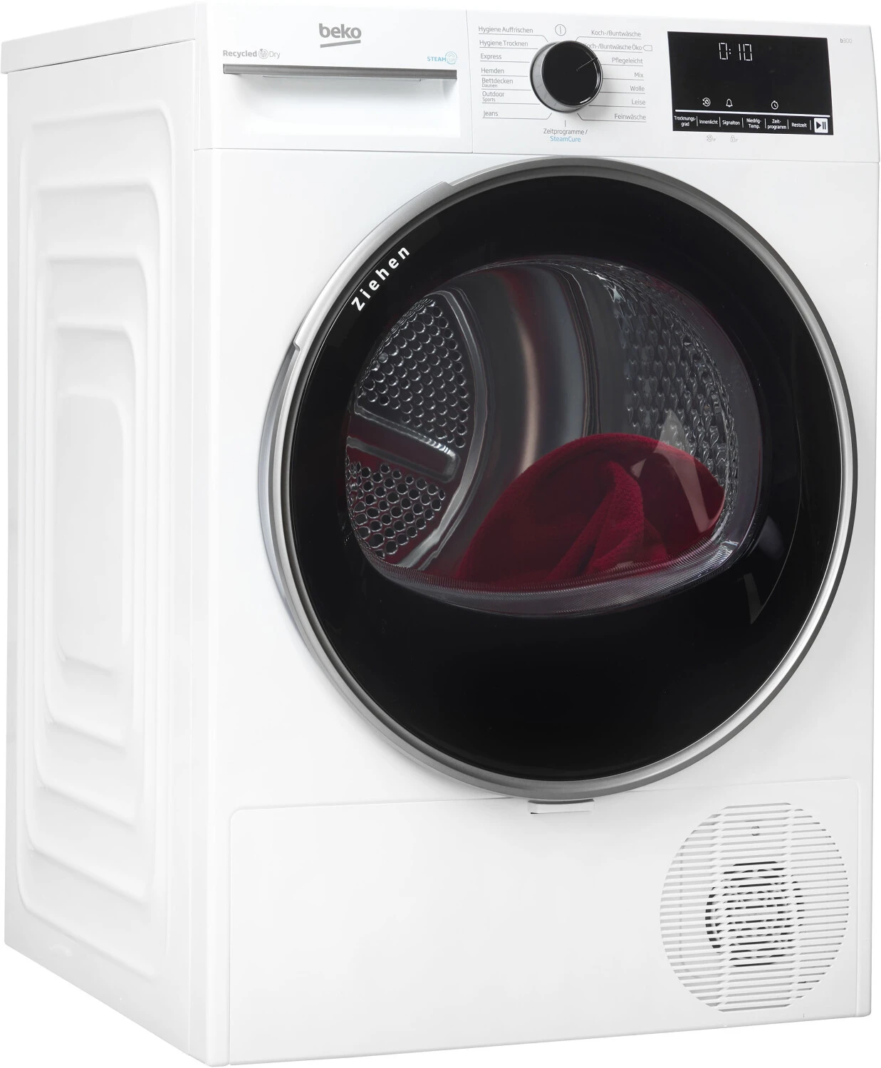 Beko B3T42249S hőszivattyús-kondenzációs Gözfunkciós szárítógép, 8kg, A+++, Inverteres motor