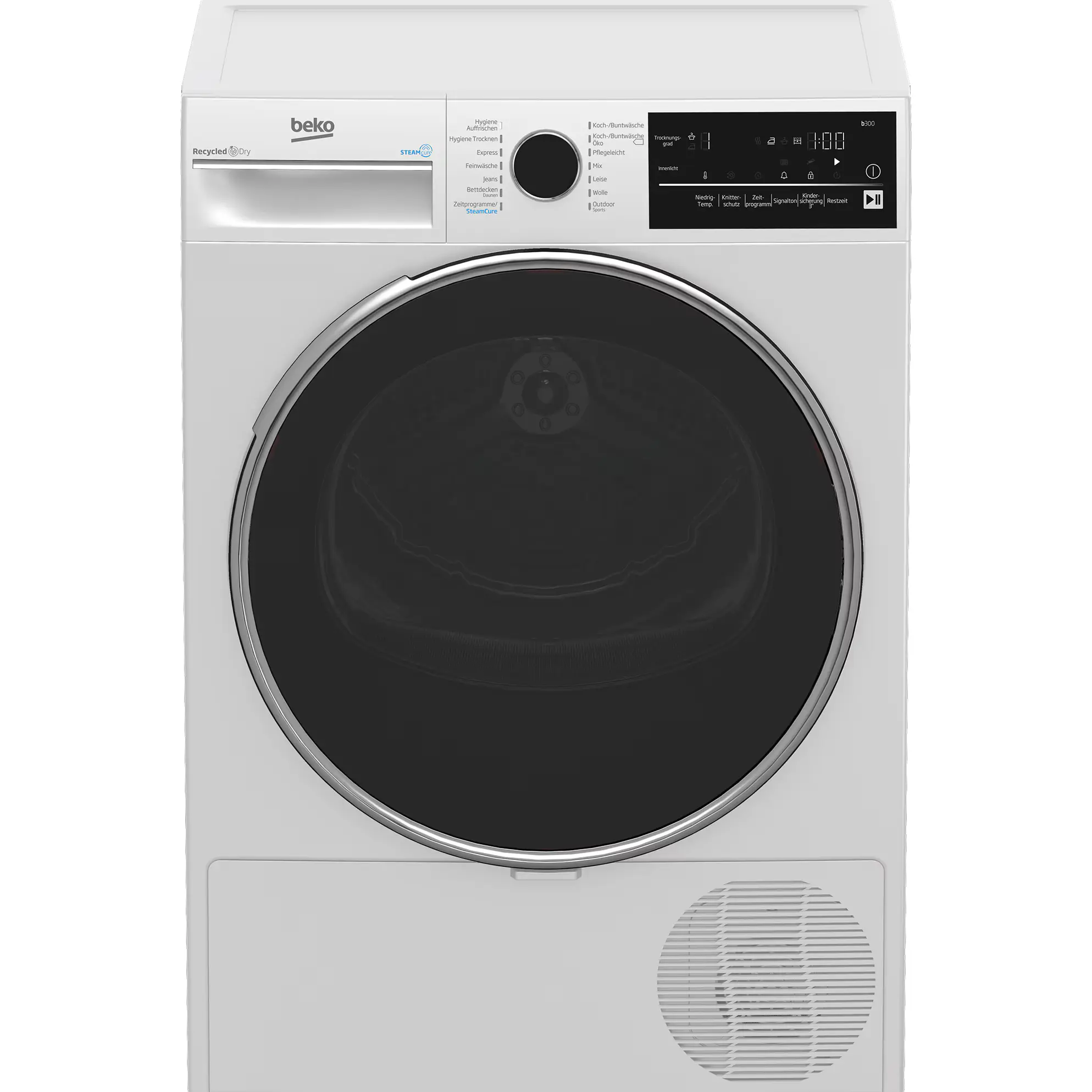 Beko B3T42240S Inverteres Hőszivattyús Gőzös szárítógép 8 kg, A+++ energia
