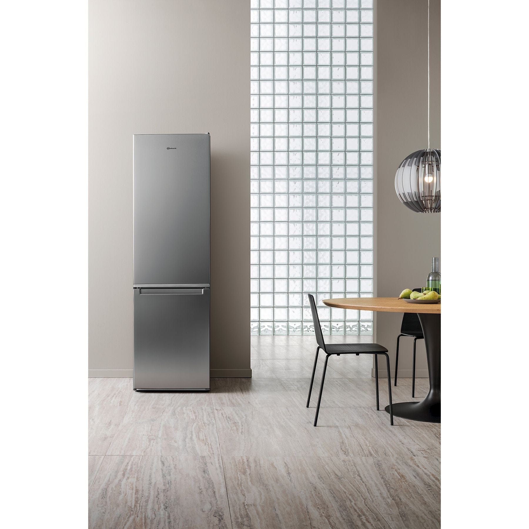 BAUKNECHT KGNF 202 IN Inverteres NoFrost Hűtő-fagyasztó E energia, 364L., 202,7 cm magas, rozsdamentes acél - Image 5