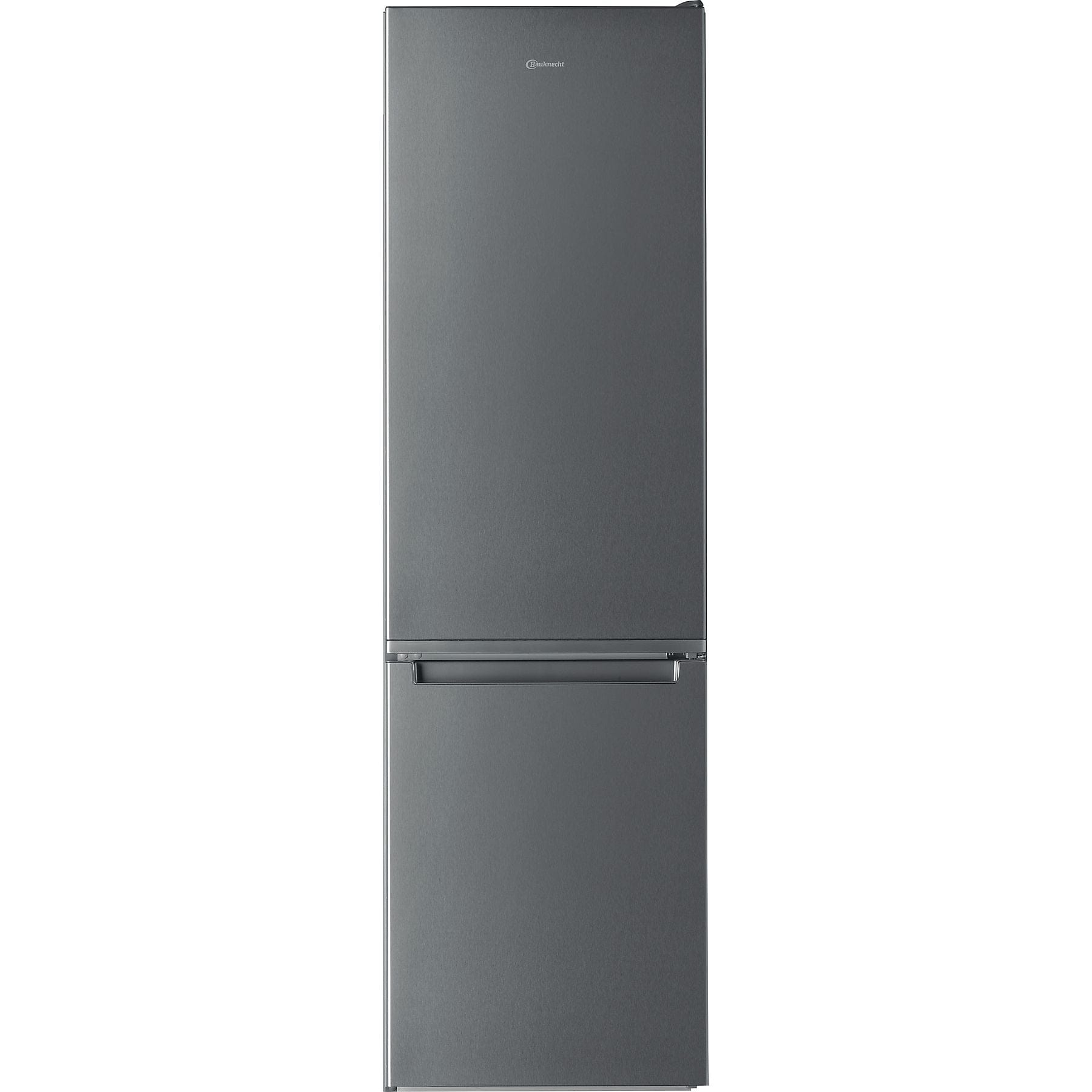 BAUKNECHT KGNF 202 IN Inverteres NoFrost Hűtő-fagyasztó E energia, 364L., 202,7 cm magas, rozsdamentes acél