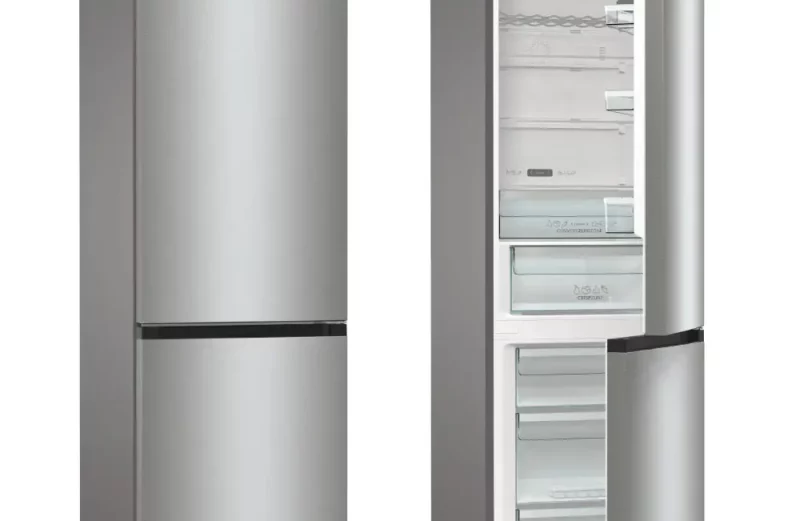 Gorenje NRC620BSXL4 Inverteres NoFrost kombinált hűtő, B energia, 361L.