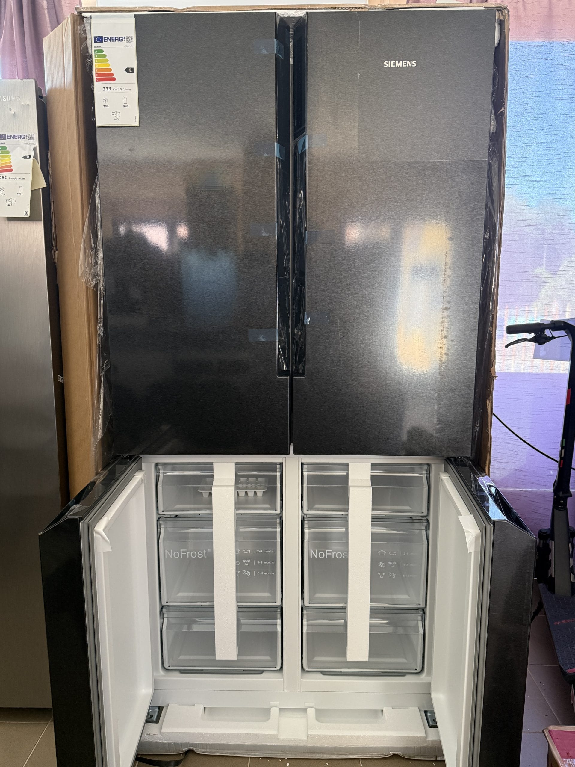 Siemens KF96NAXEA Inverteres side by side hűtőszekrény, 605L. A++, Multi Air Flow, Home Connect, hyperFresh <0°C> - Image 11