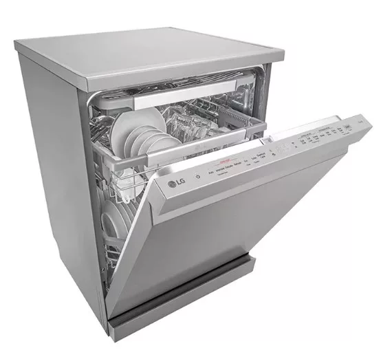 LG DF455HPS QuadWash™ gőzös mosogatógép TrueSteam™ technológiával, Automatikus ajtónyitás, 14 teríték, ThinQ™ WiFi funkció - Image 5